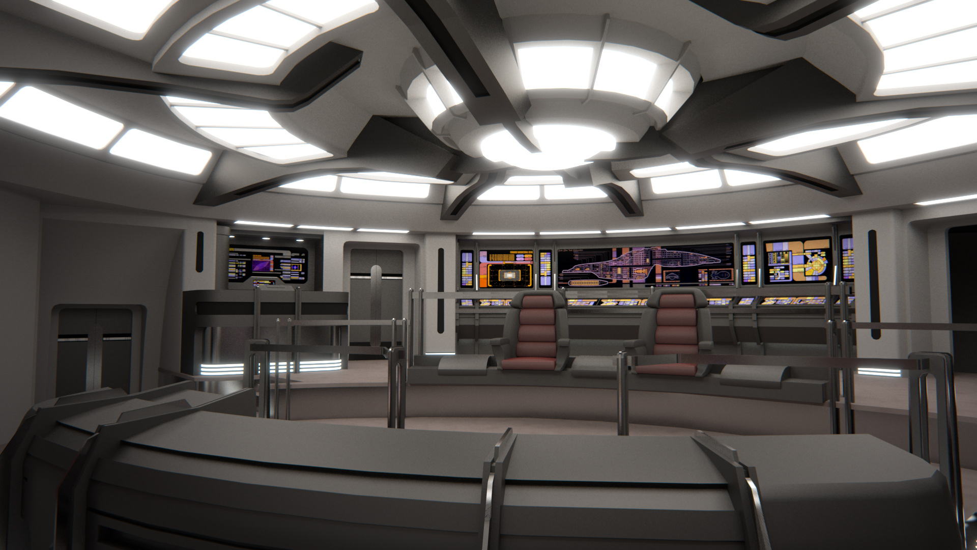 Bridge image - Star Trek Voyager Game Project - Indie DB