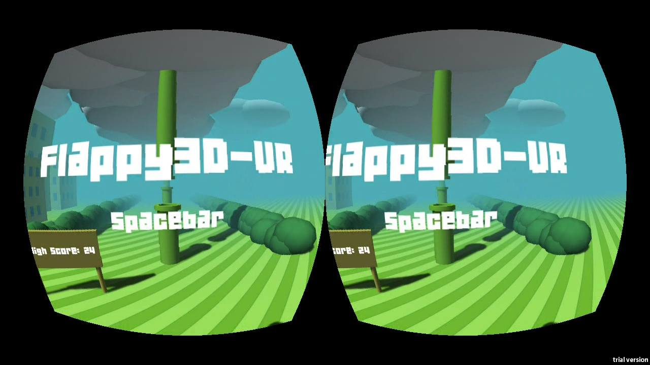 Flappy3D: First Person Flappy Bird for the Rift Windows, Mac, Linux, VR