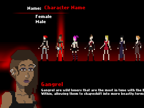 vampire the masquerade character creation online