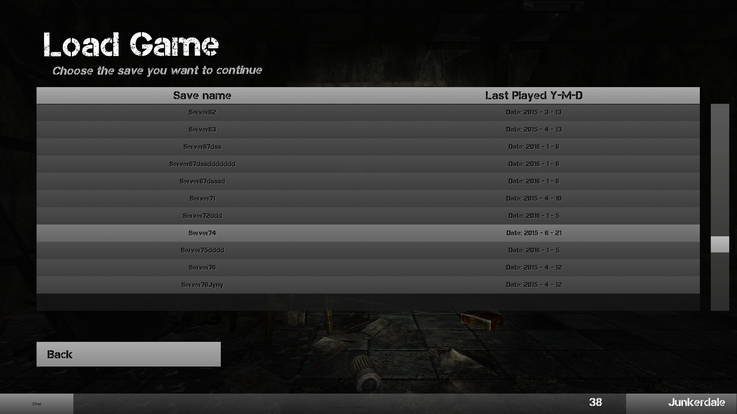 Load game menu image - Damnation - City of Death - IndieDB