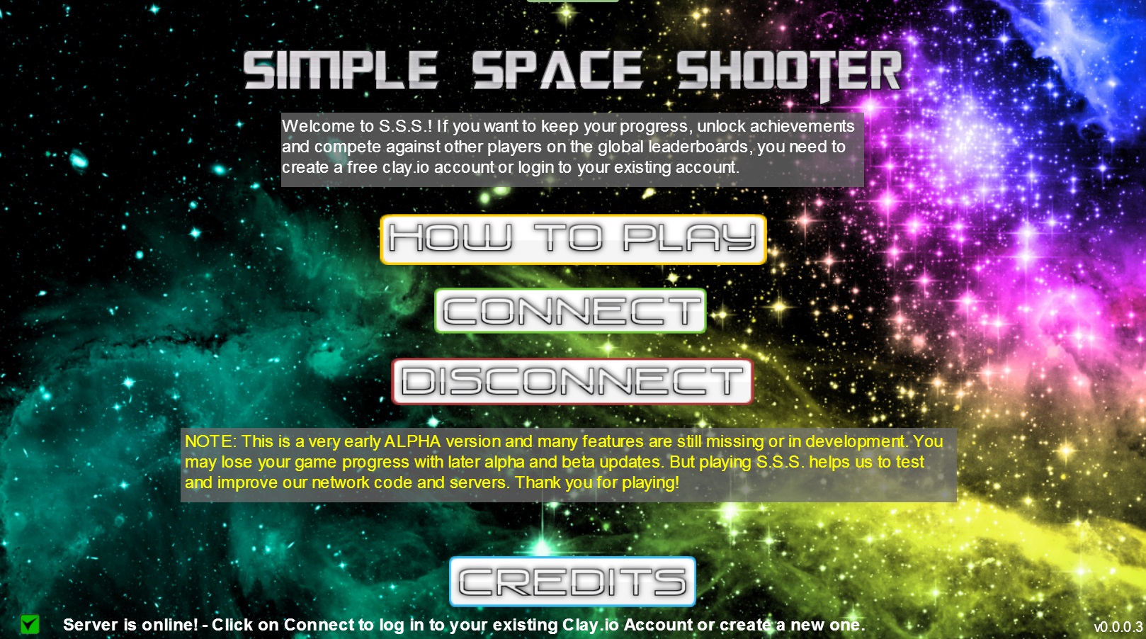 Title Screen image - Simple Space Shooter - Indie DB