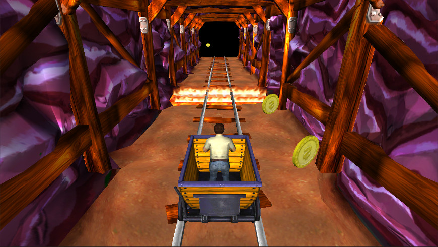 gold rail rush game