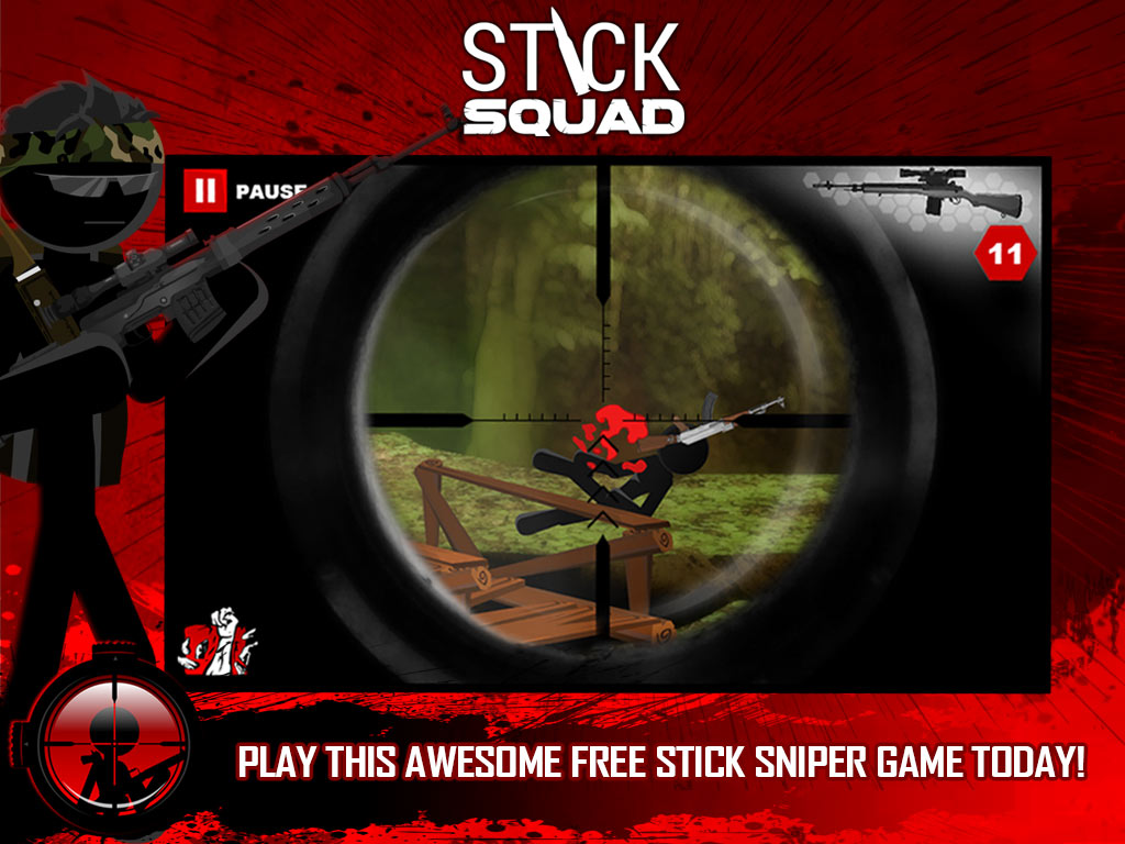 Stick Squad Web, Flash, Mobile, iOS, iPad, Android, AndroidTab game