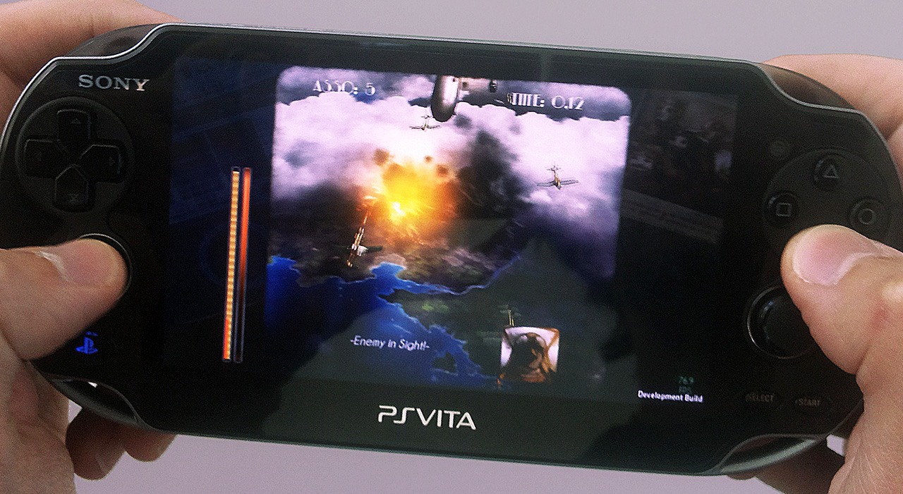 Testing also on a PSVita image - Altostratus - IndieDB