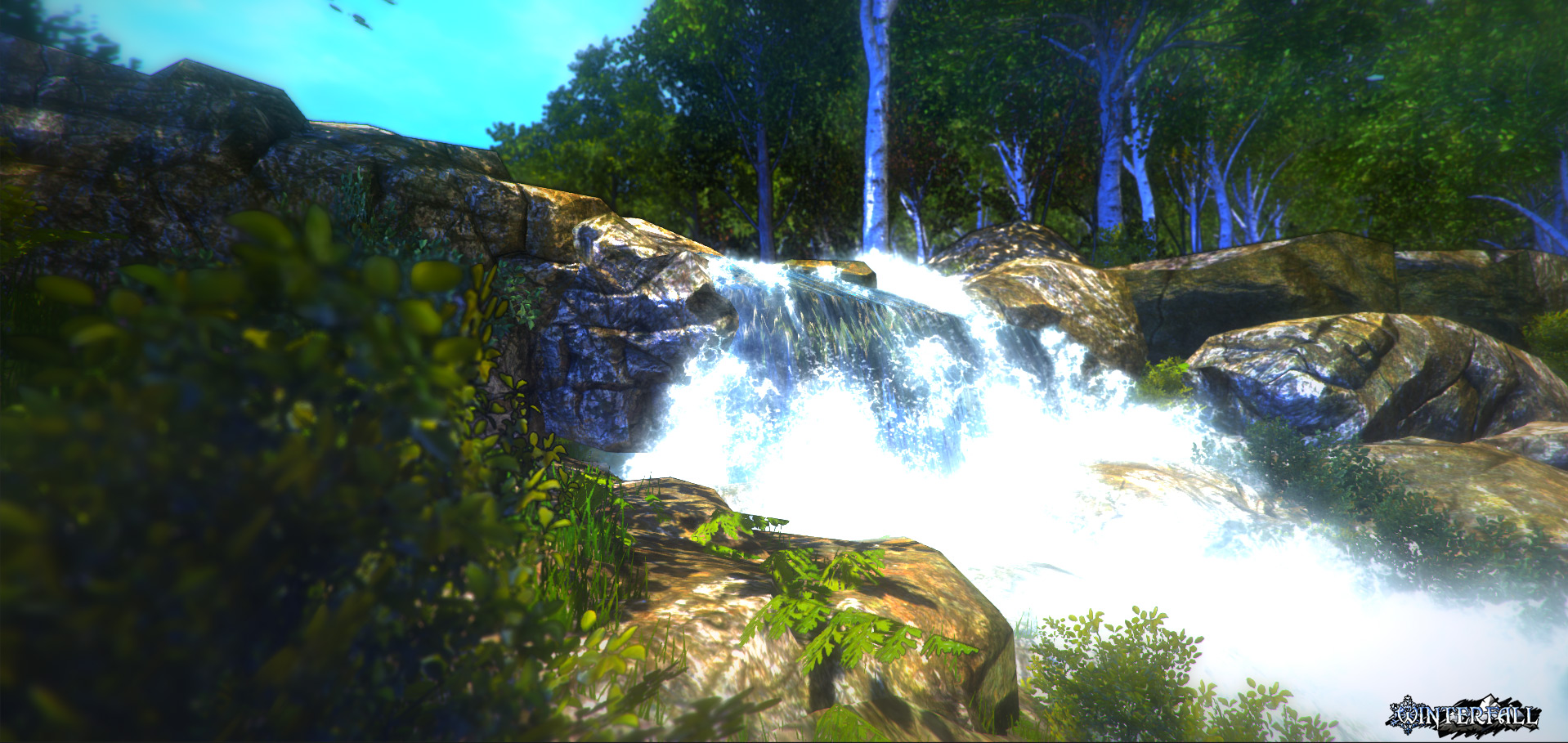 Waterfall In The Birch Woods 2 Image - Winterfall - Indie Db