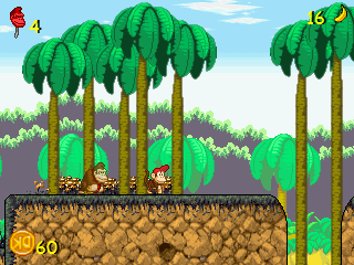 The iconic DK Island jungle image - Donkey Kong Country 4 - The DK Bay ...