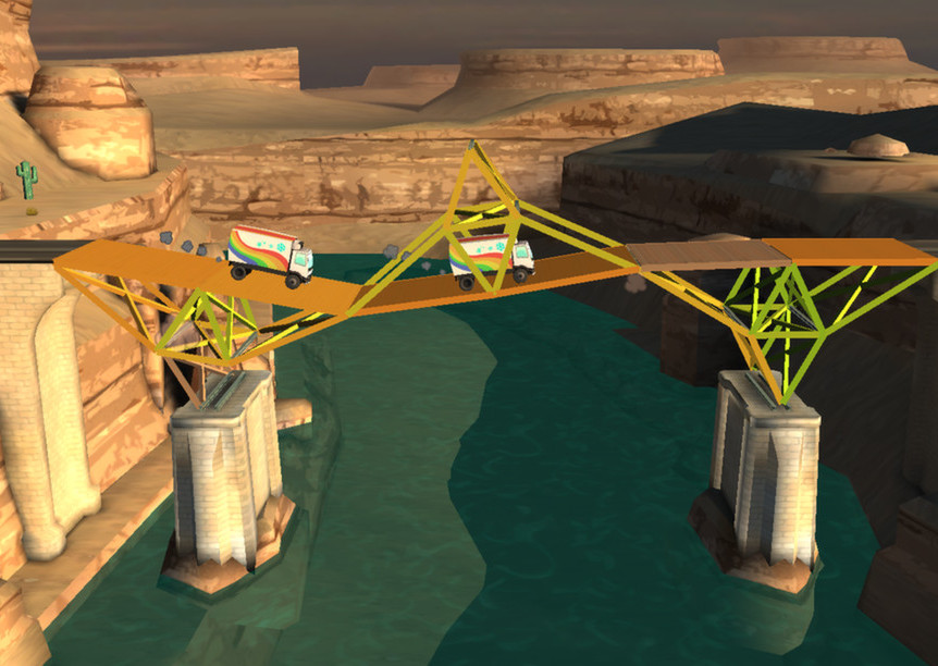 bridge constructor playground gameplay
