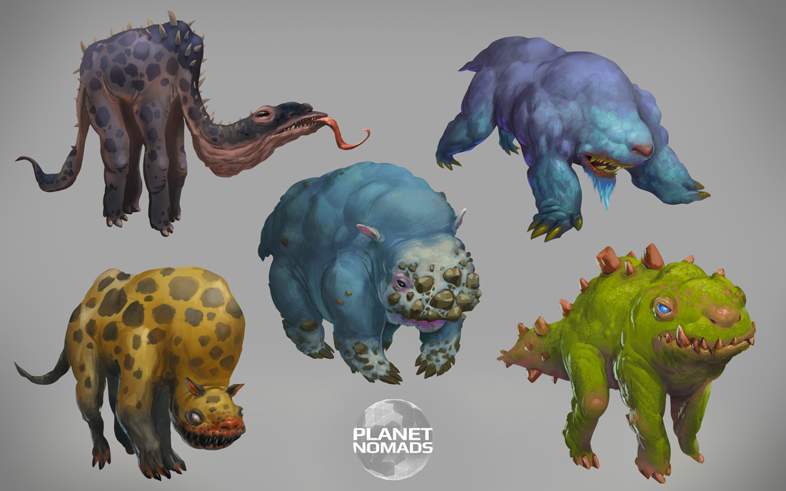 Alien animals concept image - Planet Nomads - Indie DB