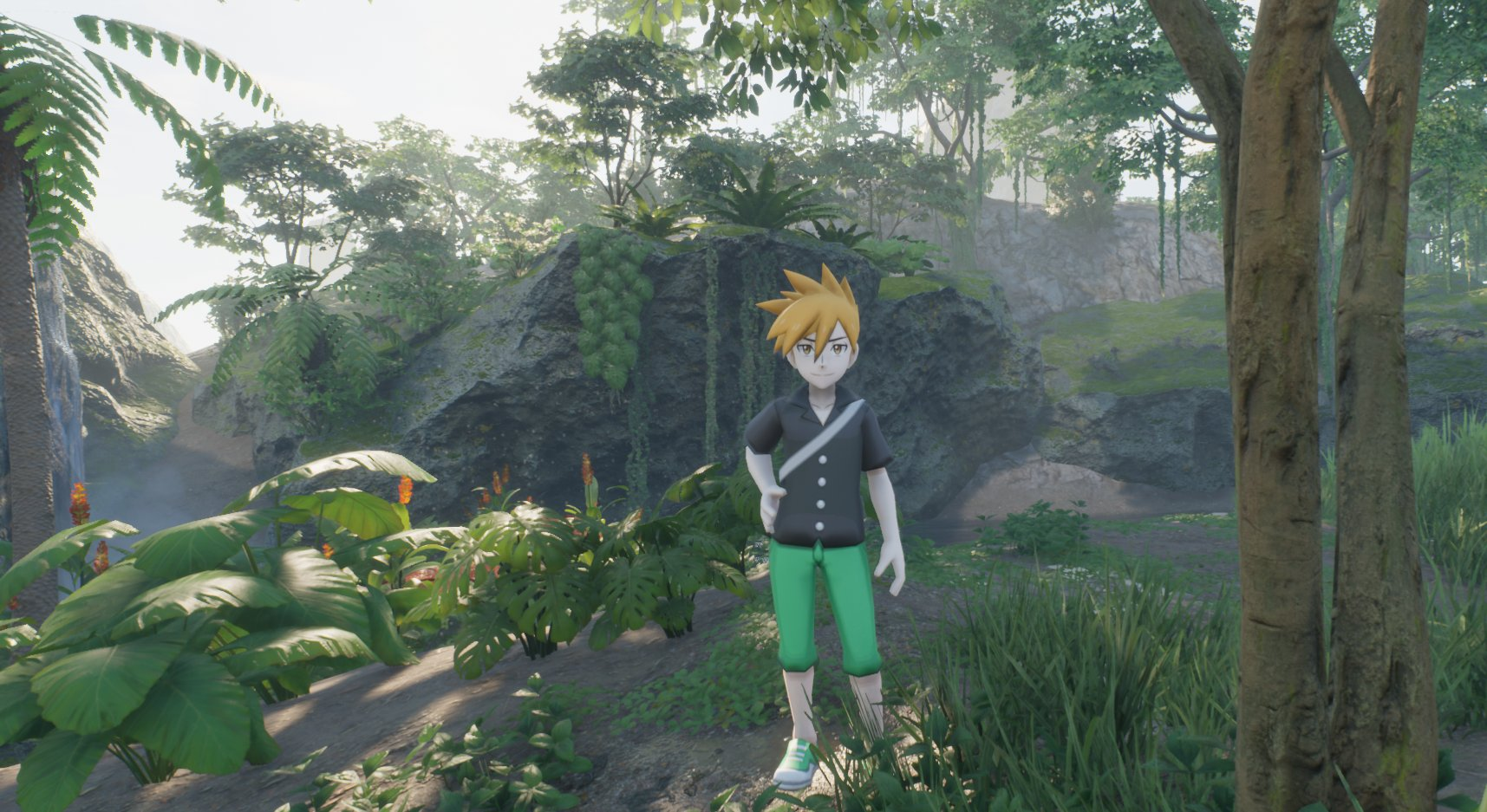 New version released for Pokemon MMO 3D Remake in Unreal Engine