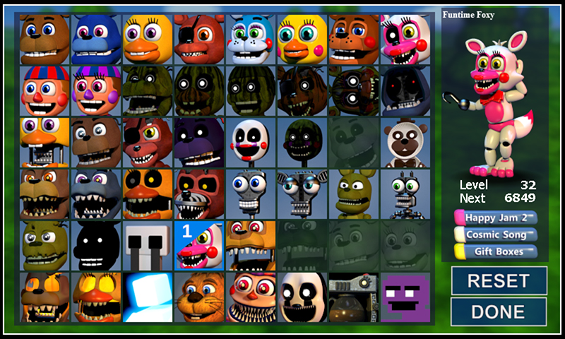 I 100% fnaf world :D