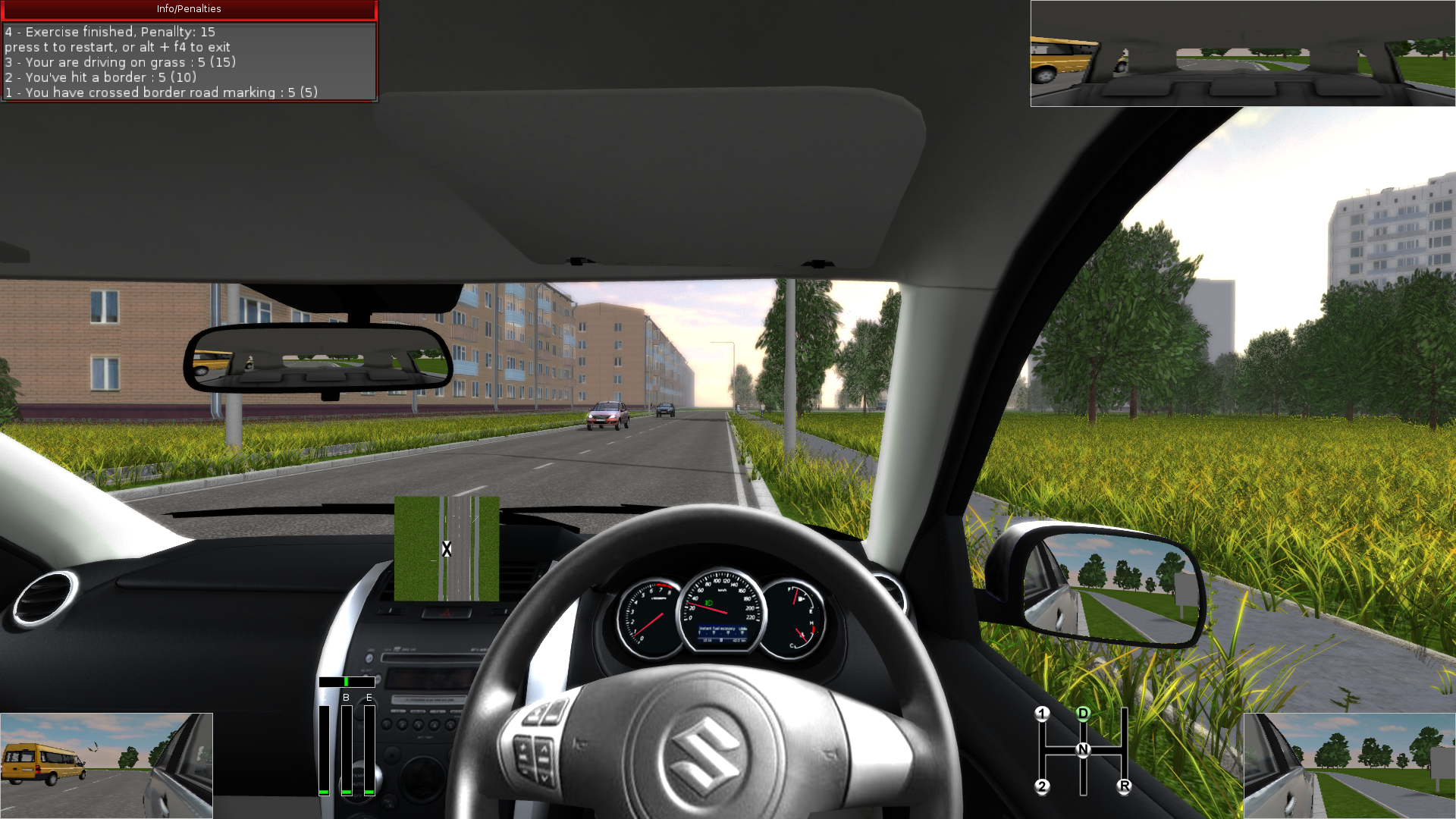 city car driving simulator map