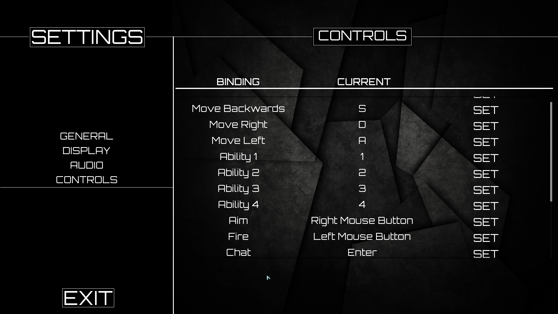 Impact menu. Игровое меню. Control меню. Control главное меню. Игровое меню Control.