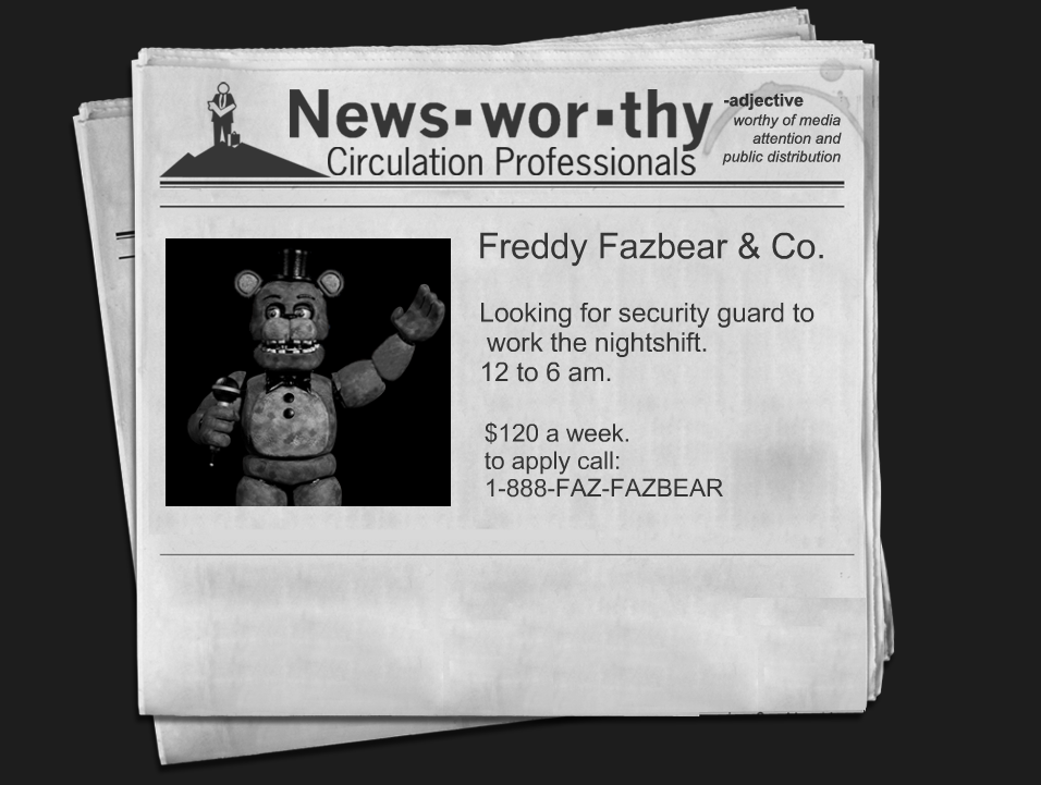 FNaF 2 Newspapers 