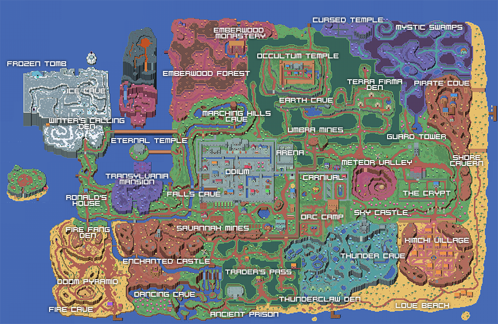 Maps Screenshot - Dragon Ball MMORPG 2D by MysTeRious0619 on