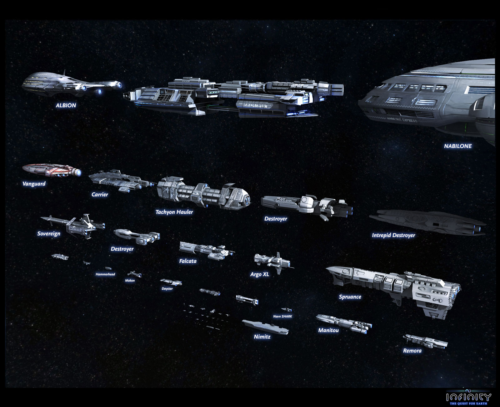 Fleet render image - Infinity: The Quest for Earth - Indie DB
