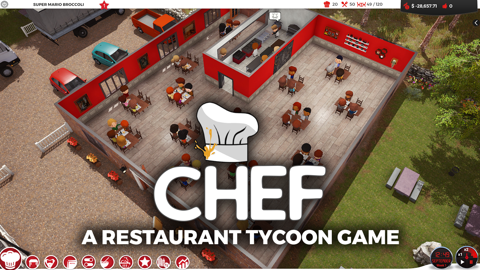 Chef: A Restaurant Tycoon Game no Steam