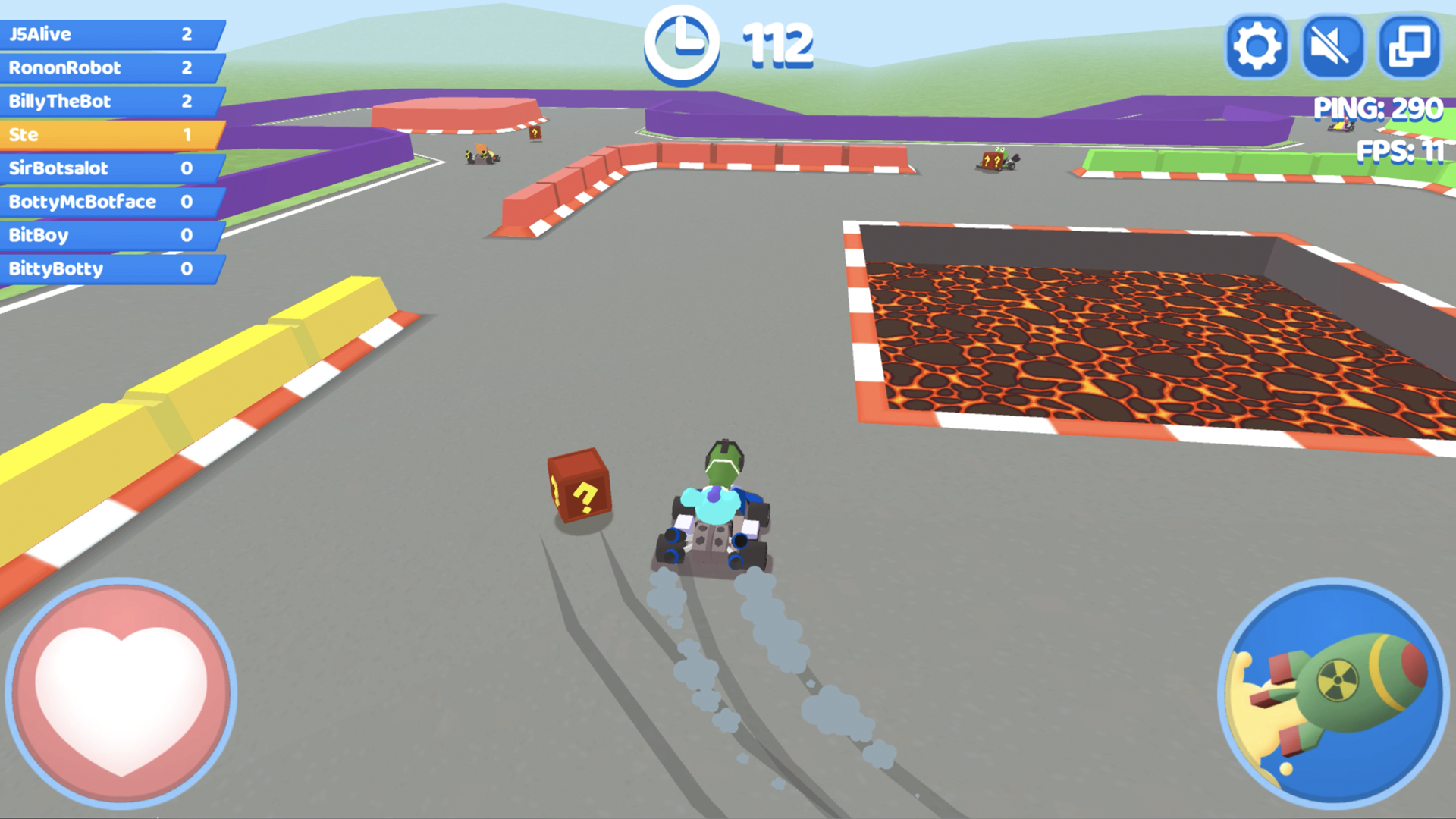 Smash Karts Smash fort gameplay (new map) 