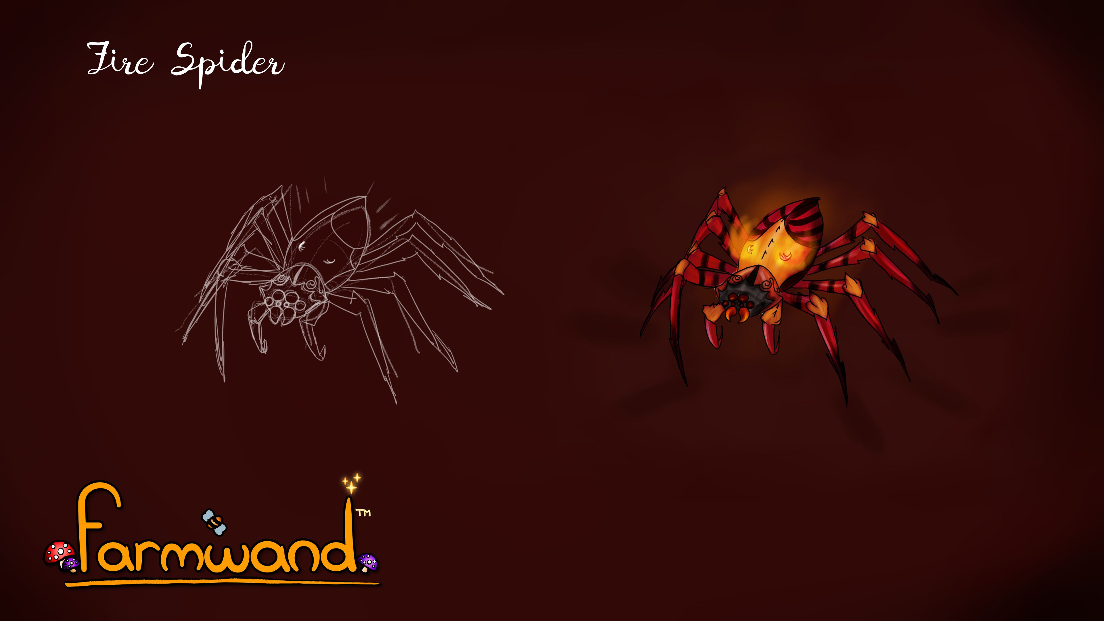 Fire Spider - Concept Art