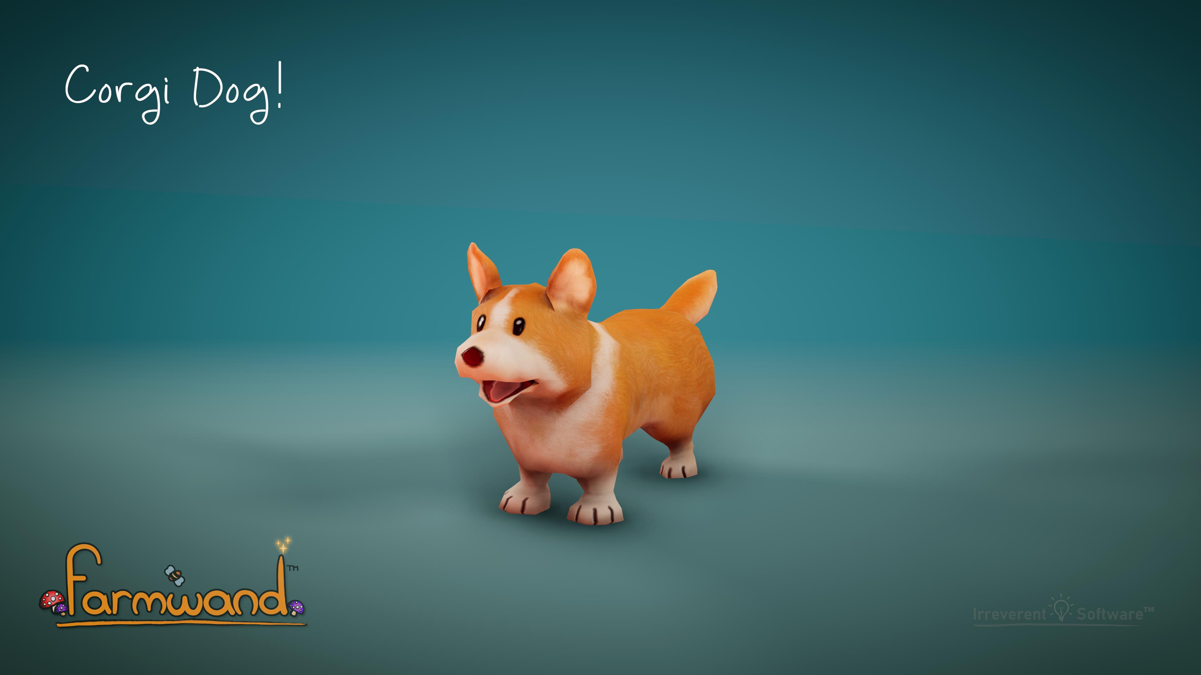 By popular demand, Corgis are the latest dogs to arrive to Farmwand!