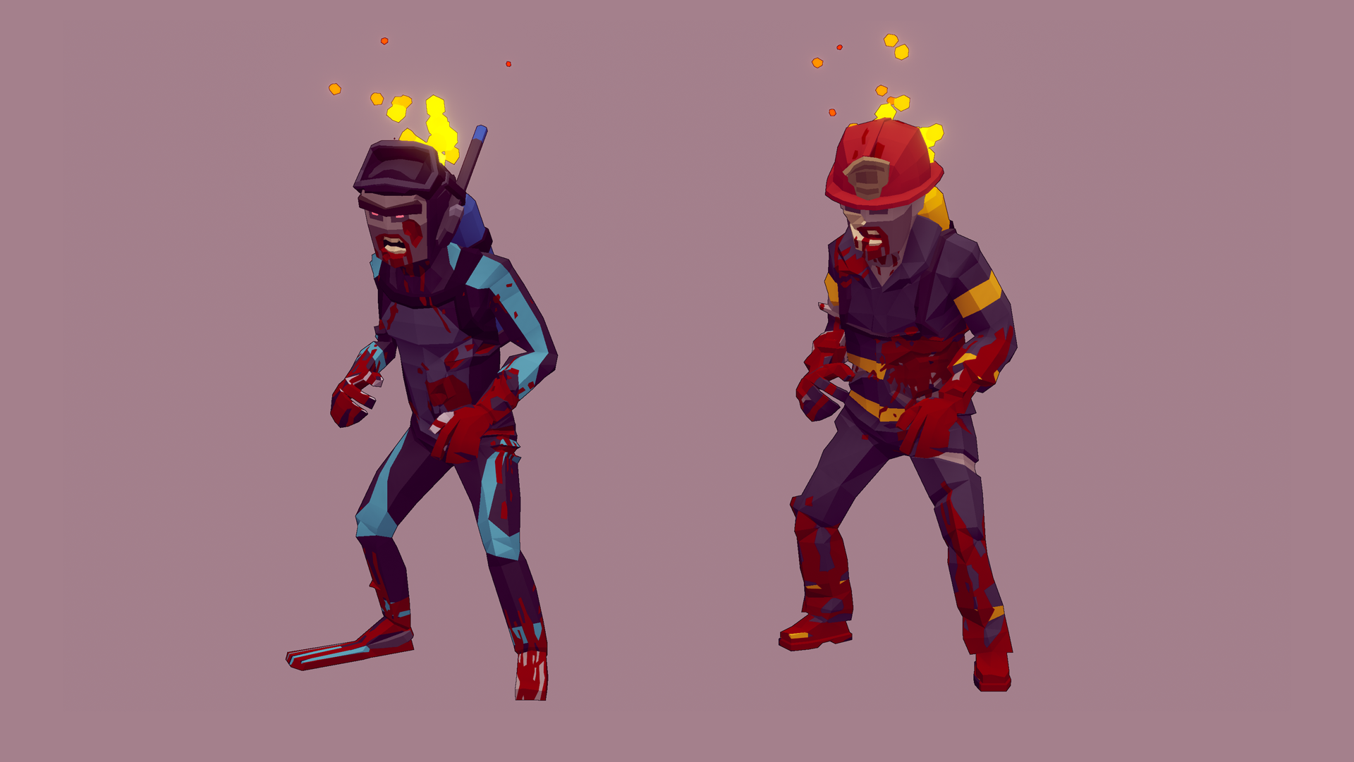 Scuba Diver and Firefighter