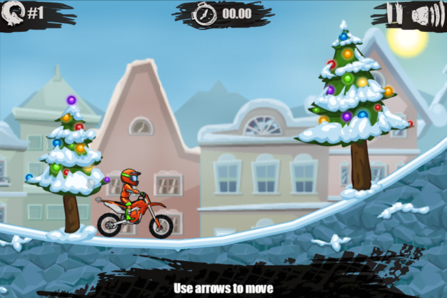 Moto x3m Winter  Winter, Games, Moto