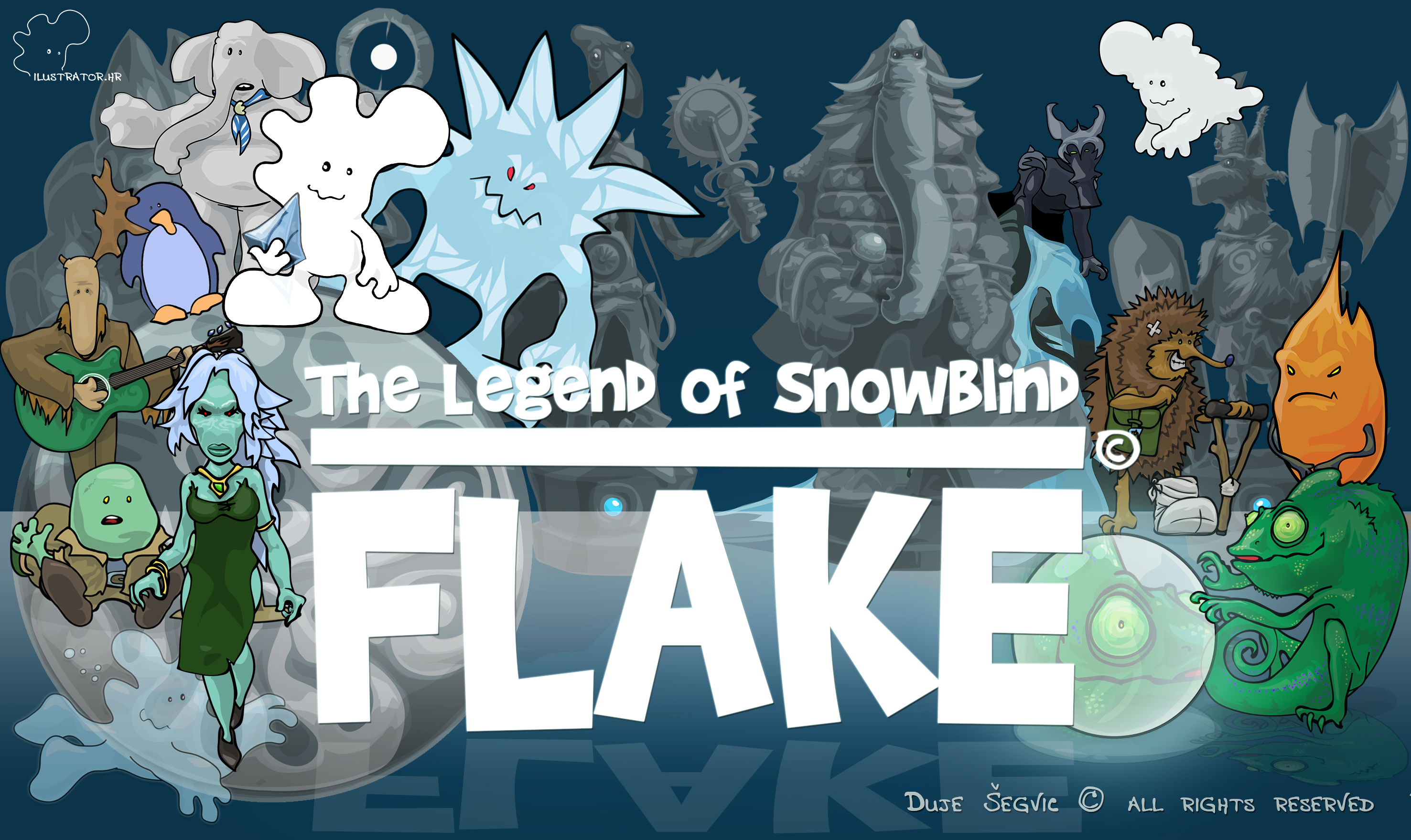 FLAKE The Legend of Snowblind Windows game - IndieDB