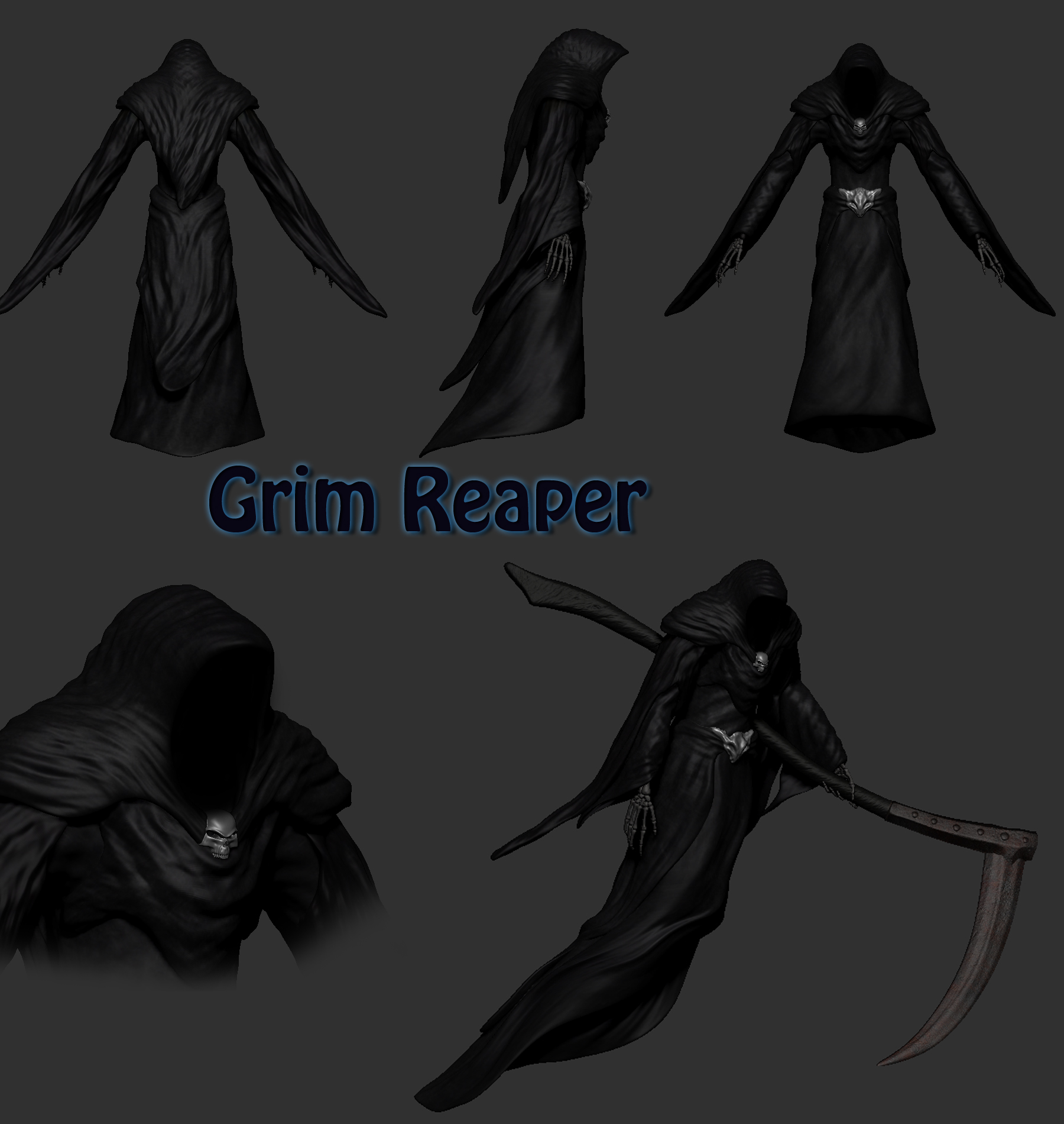 Grim Reaper model image - 3D Artists Group.