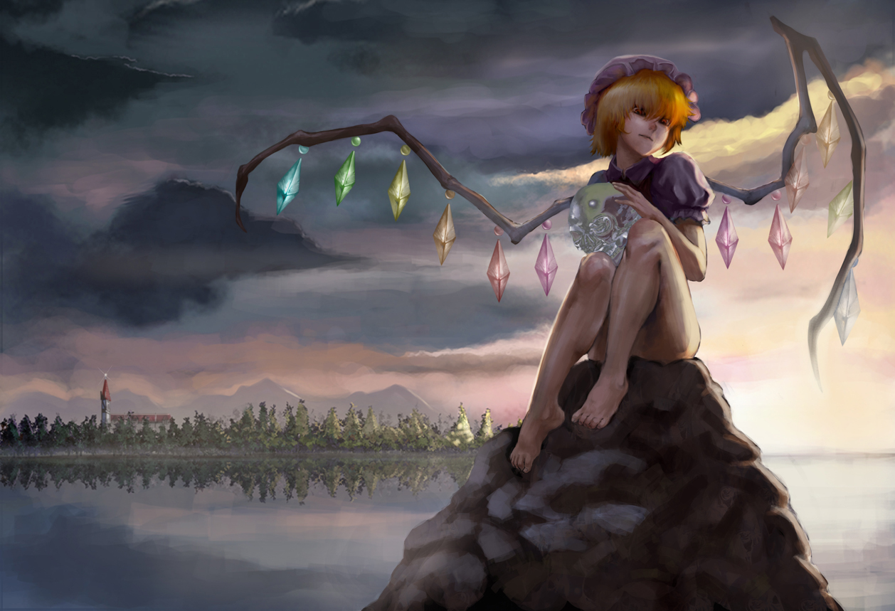 Fan Art Of Flandre Scarlet From The Game Touhou Image