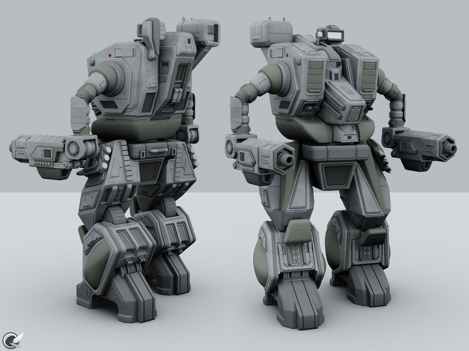 Battletech 3d models