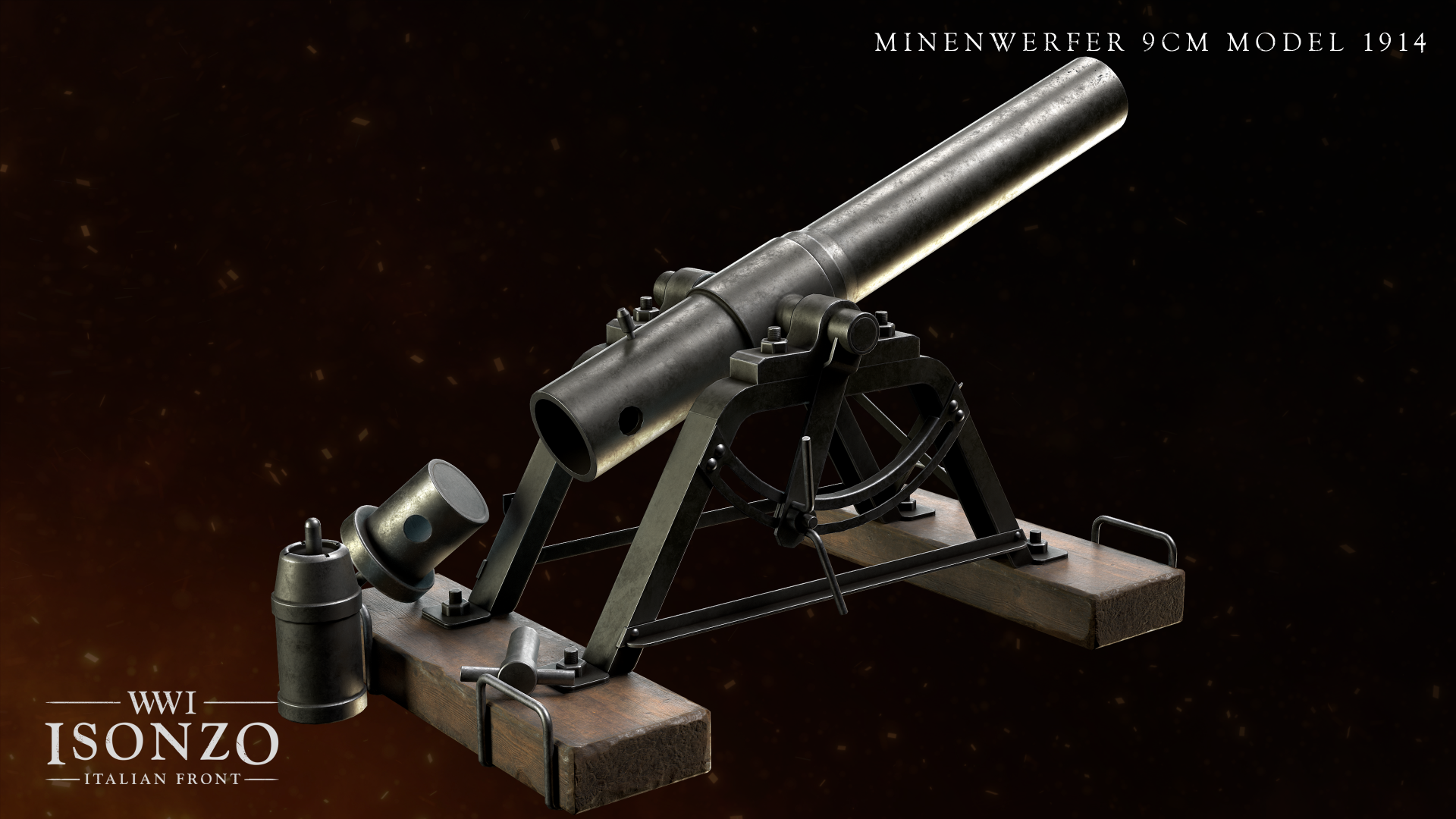 Render MINENWERFER 9cm 14 V2