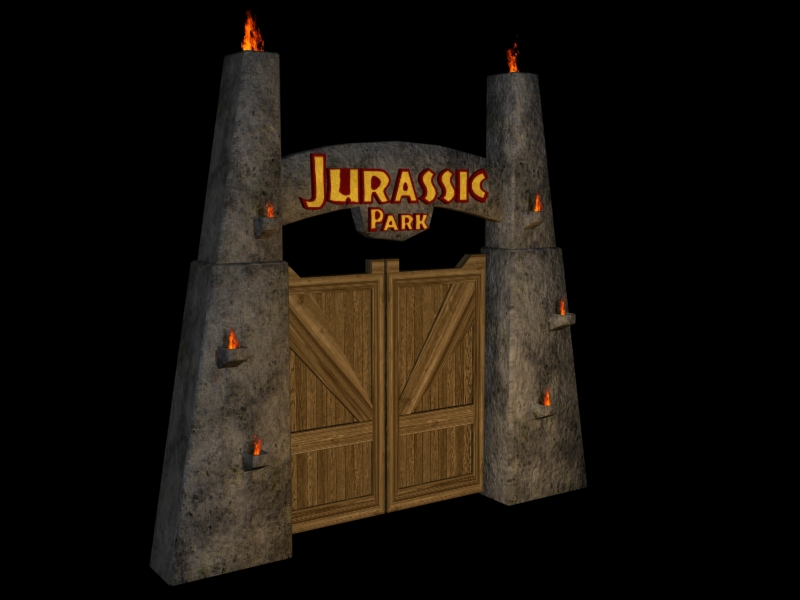 Jurassic Park Gate image - arieas - Indie DB