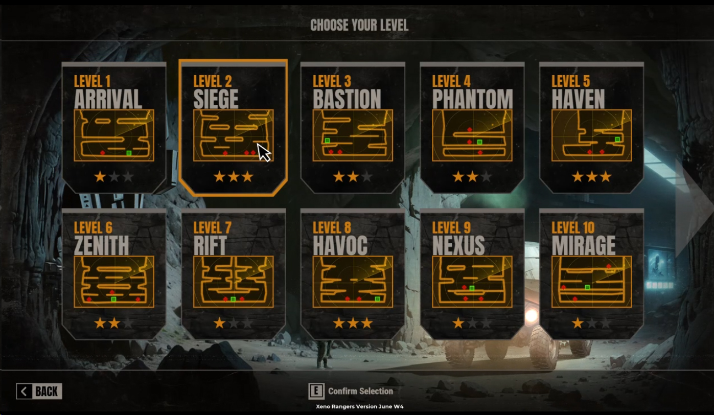 Level Selection Screenshot