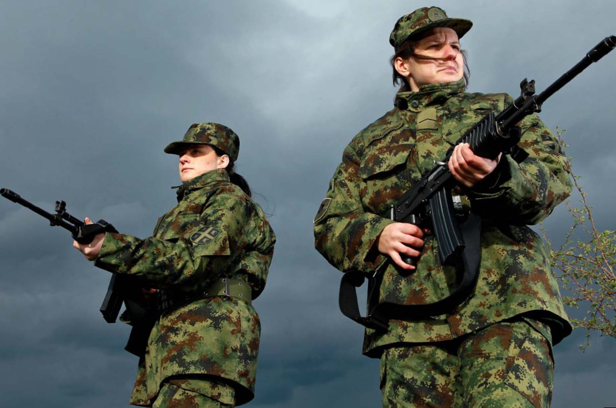 serbian women army