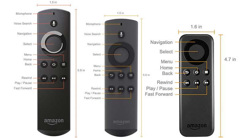 amazon fire tv remotes all 2015