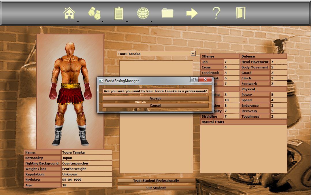 World Boxing Manager Windows game - ModDB