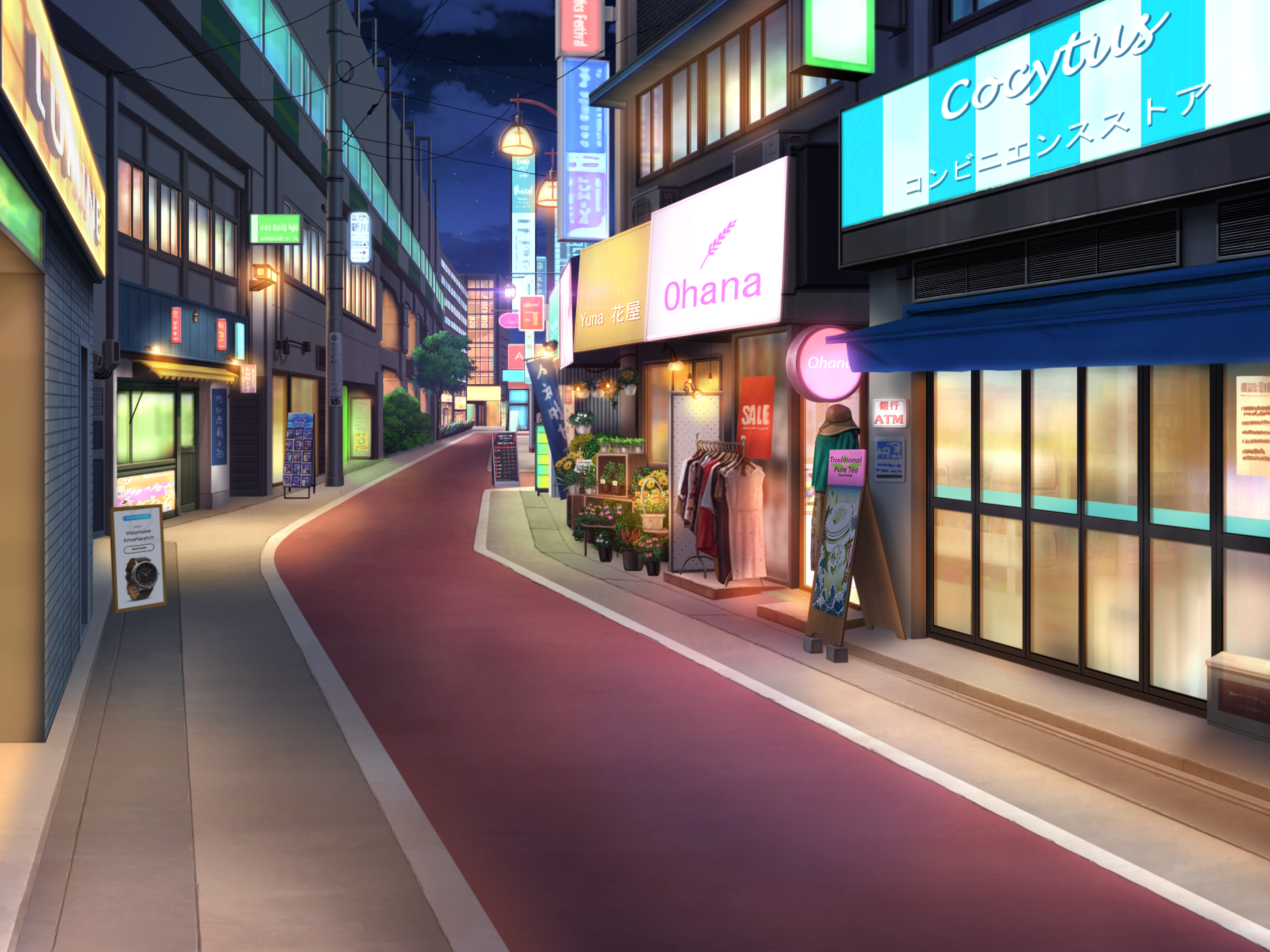 Downtown Shinku City (Night)