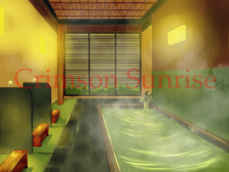 A relaxing, private indoor spa for couples to spend some steamy time together.