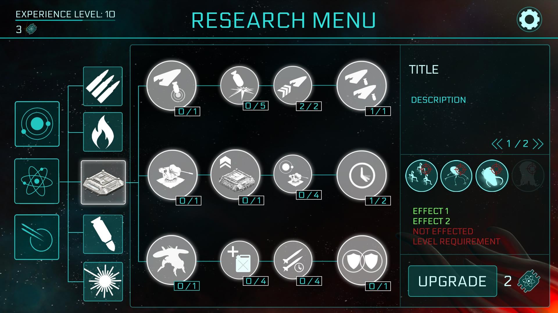 2112TD Research Menu Update