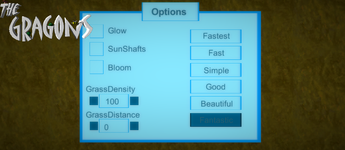 Development Update 6# Options Menu, Graphics improved, lots of new Gragons and much more