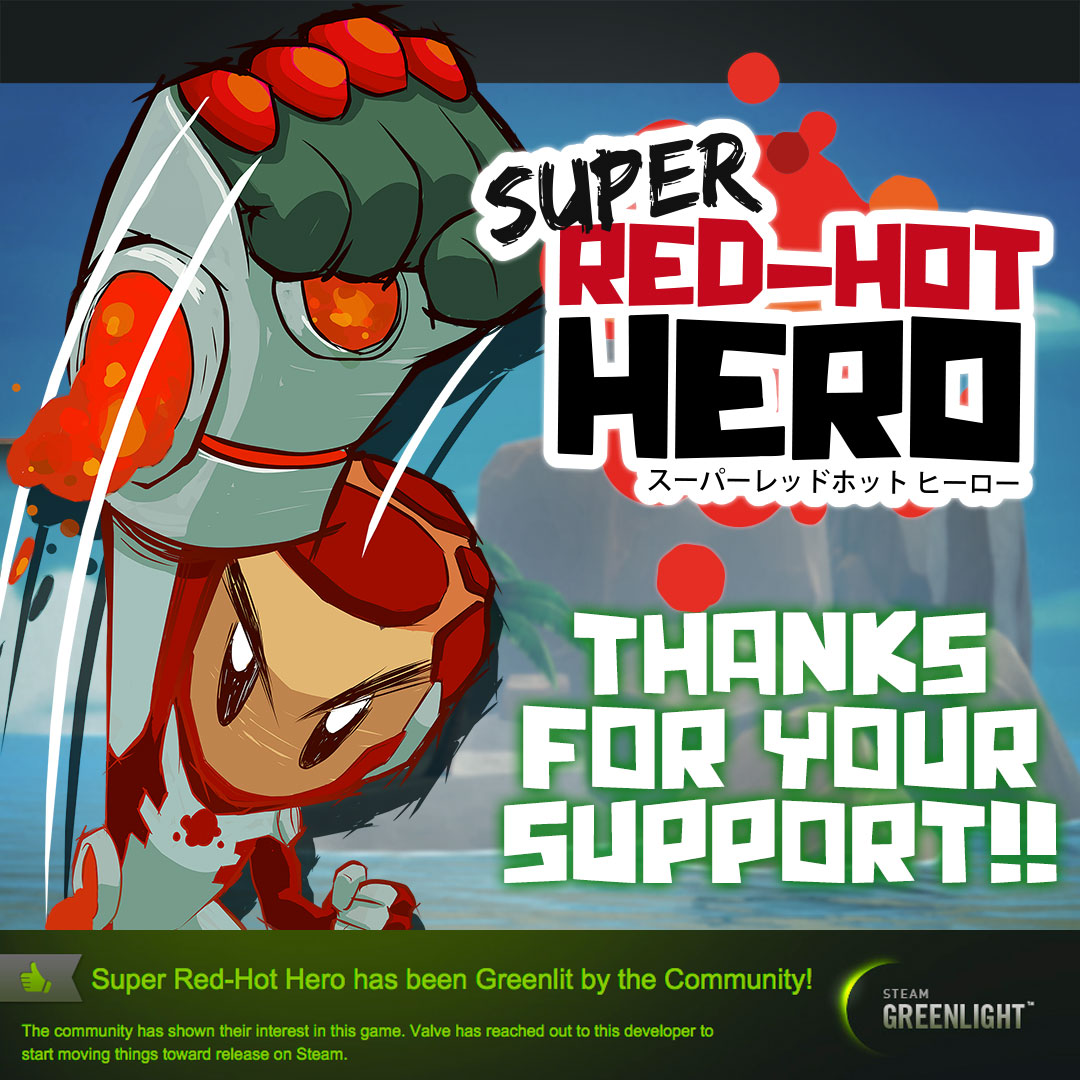 super red hot hero thanks for yo