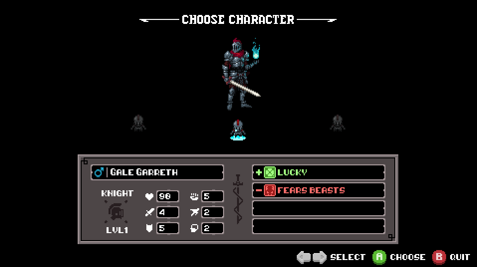 Character Selection Screen