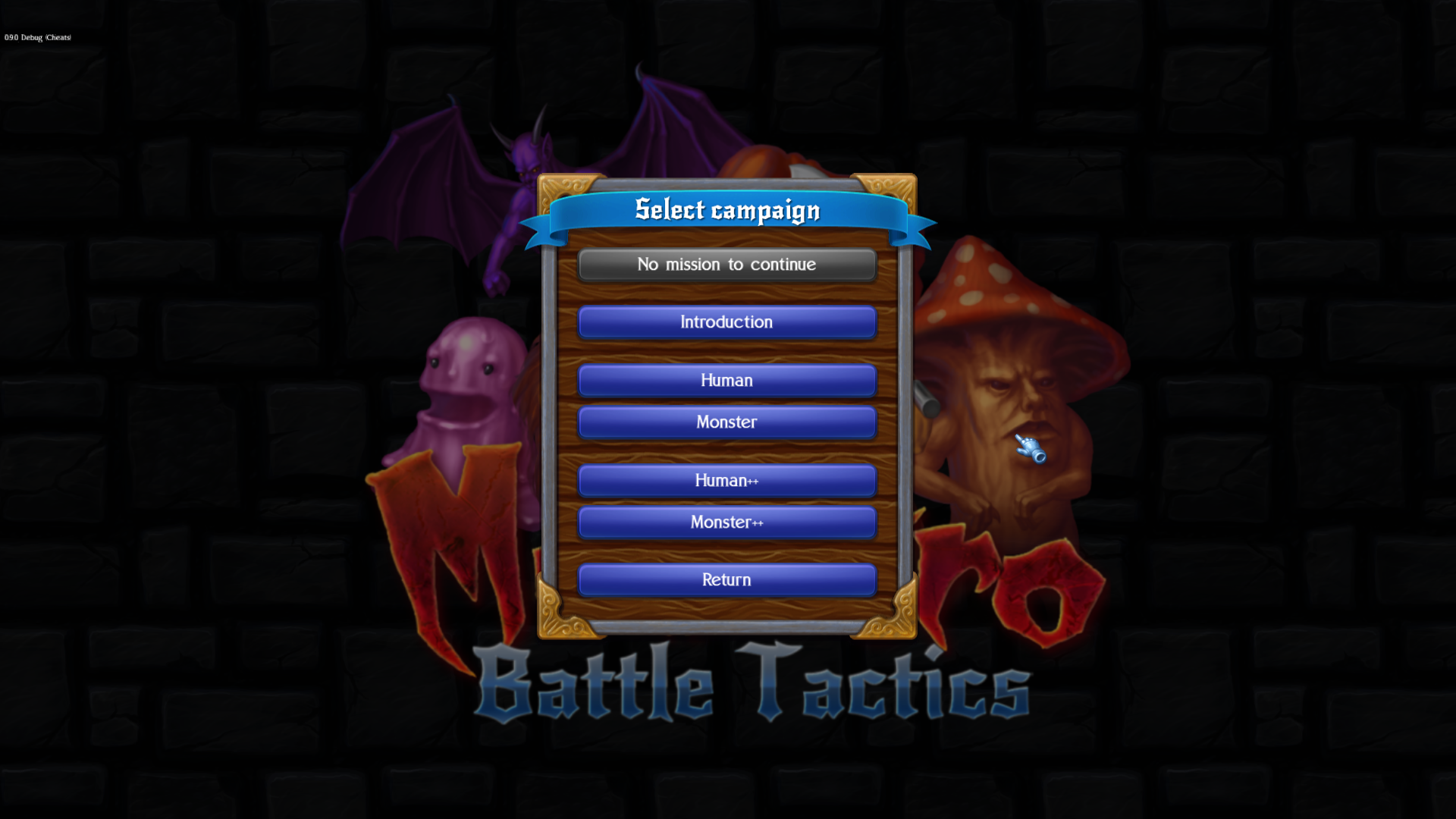 Monstro: Battle Tactics - List of campaigns