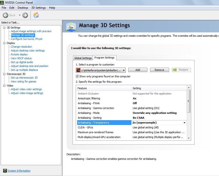 Antialiasing e Anisotropic Filtering 