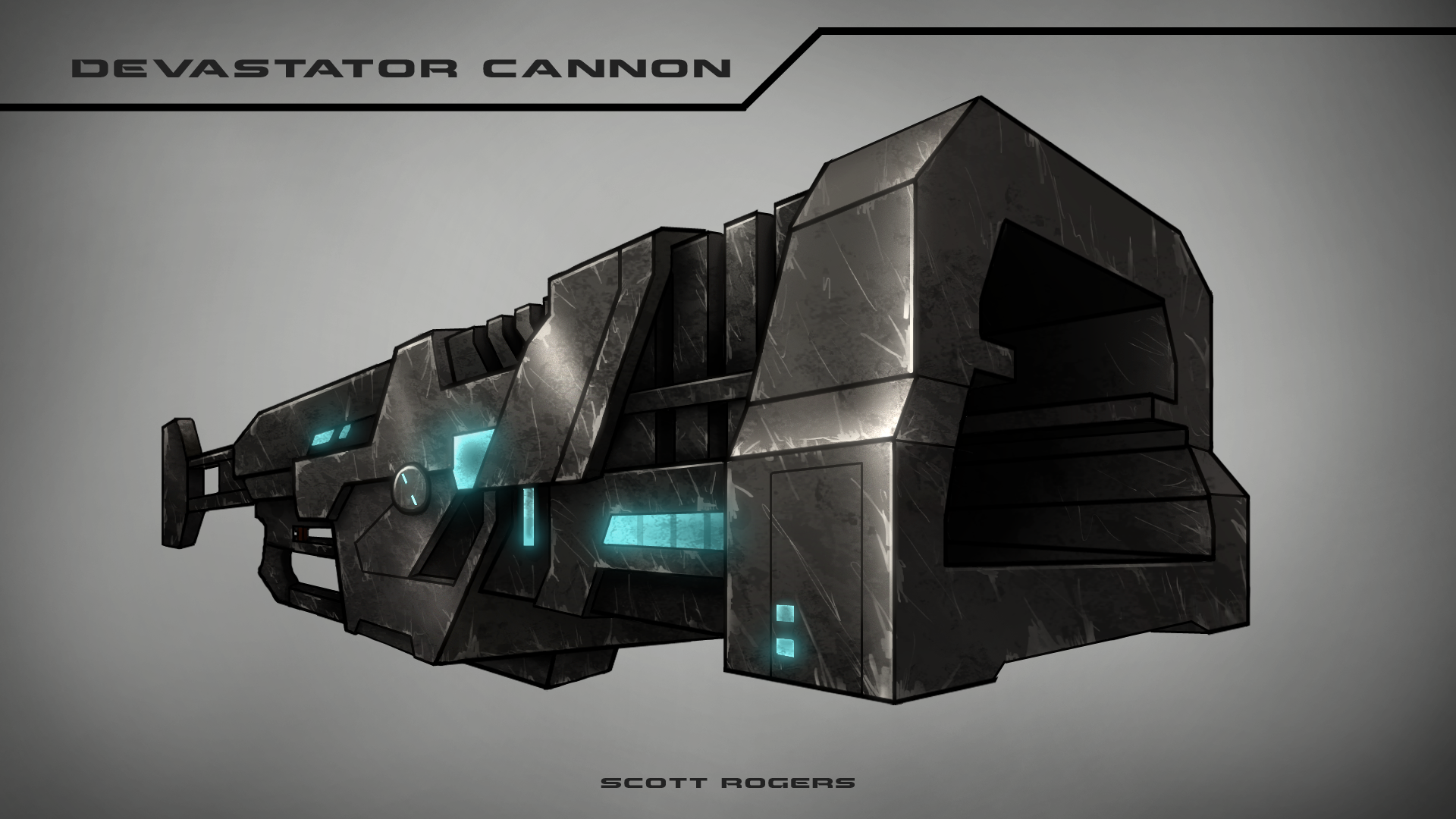 Devastator Cannon Diagonal Front