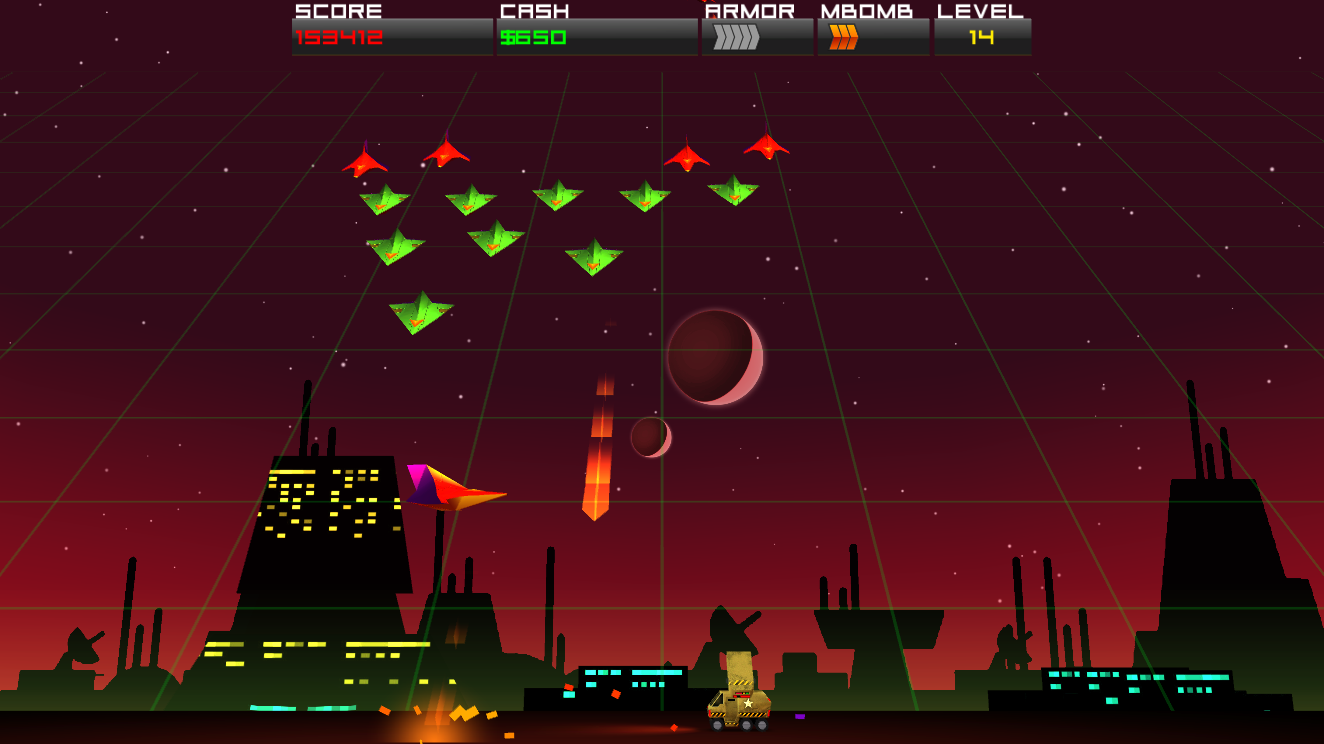 Cosmic Rocket Defender image AlienSync Indie DB