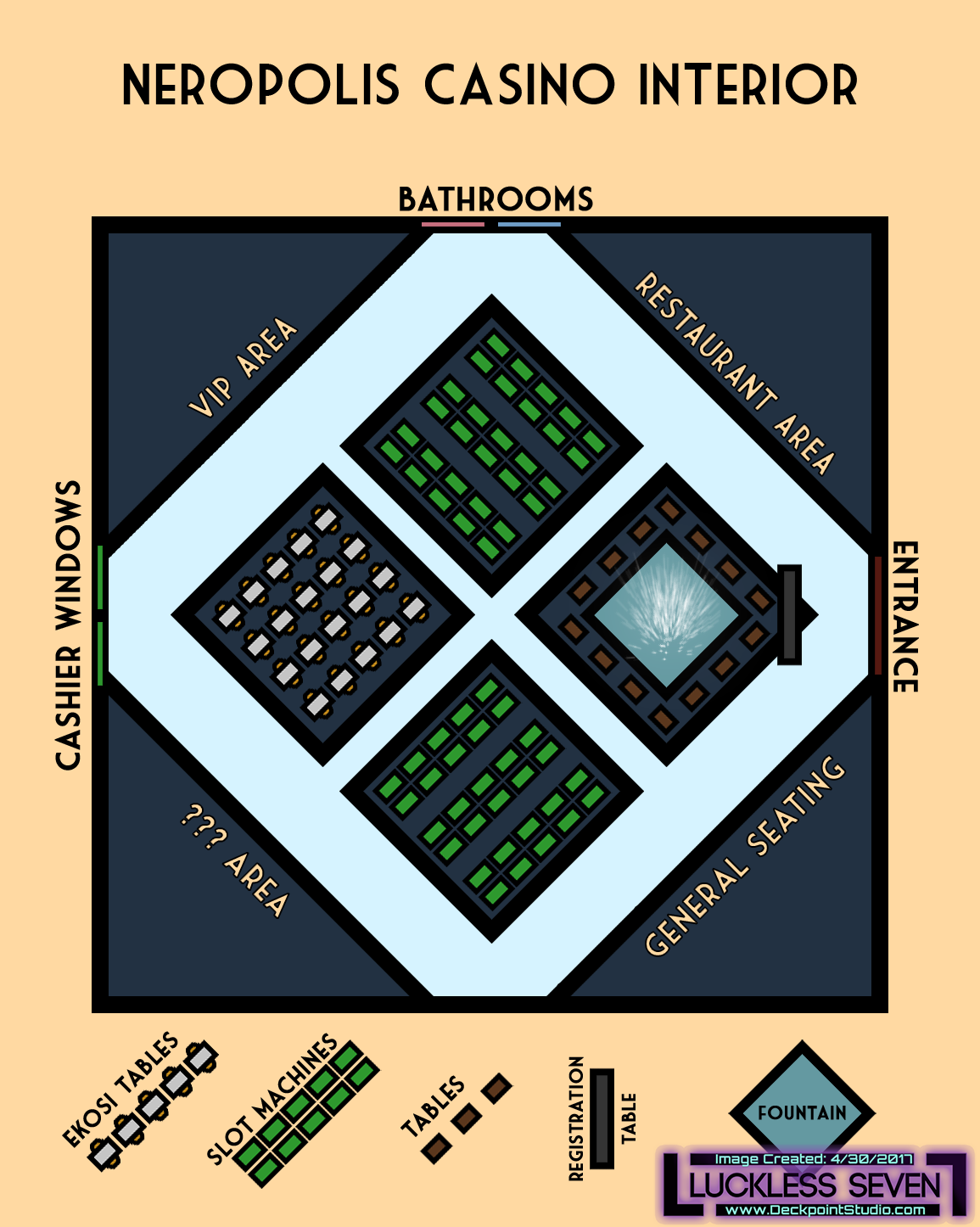 Design document for the next casino along the way in Arithia's Ekosi tournament.