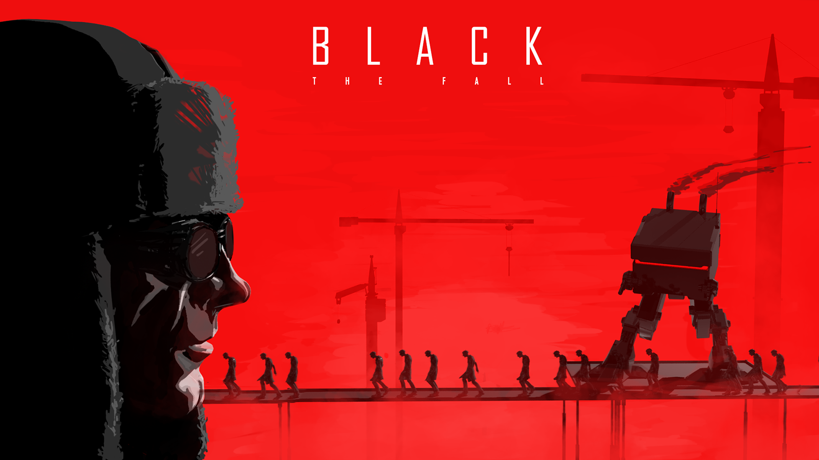 Black The Fall Indie Game poster