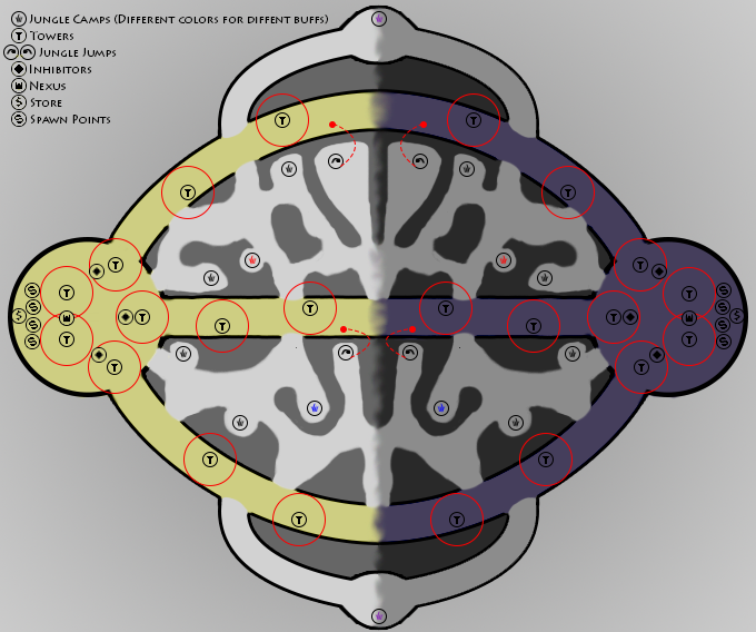 Map of the game