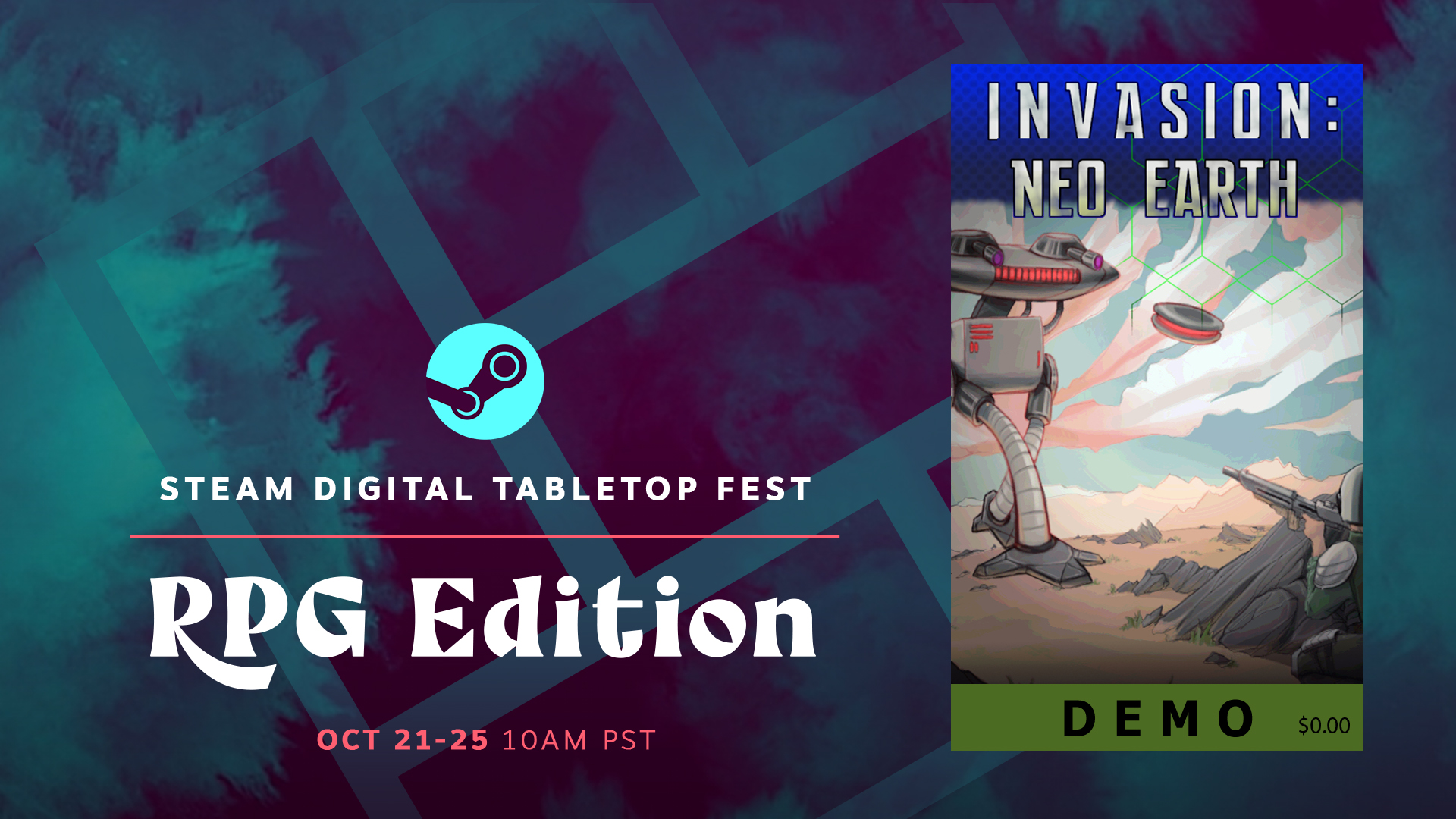 Invasion: Neo Earth Steam Digital Tabletop Fest