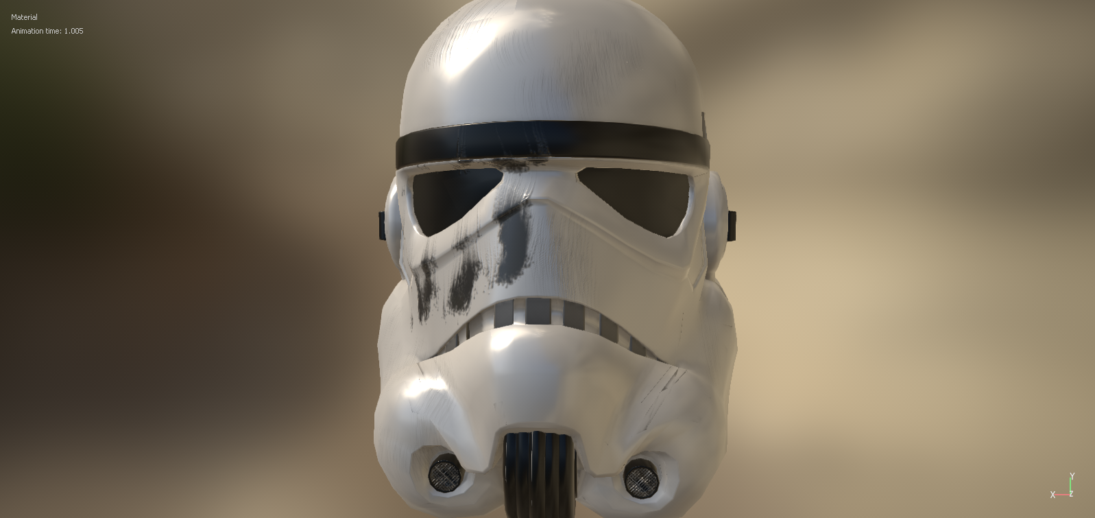StormTrooper Helment Textured Ba